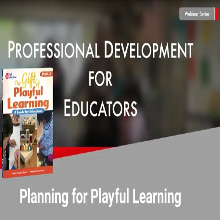 Elementary school Webinar | Planning for Playful Learning