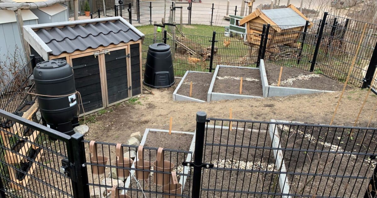 Vegetable garden with an educational and connecting function
