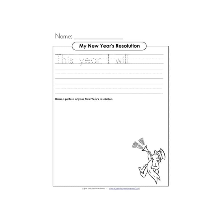 Elementary school Worksheet | Resolutions (Primary)