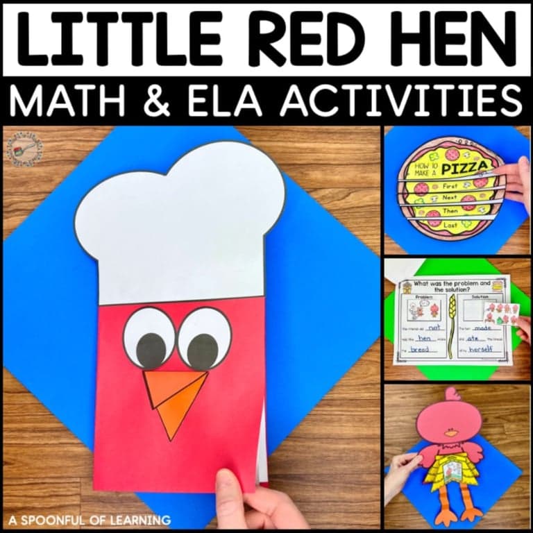 Elementary school Lesson Package | Little Red Hen Unit