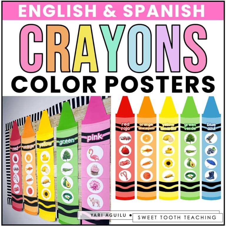 Elementary school Poster | Large Crayon