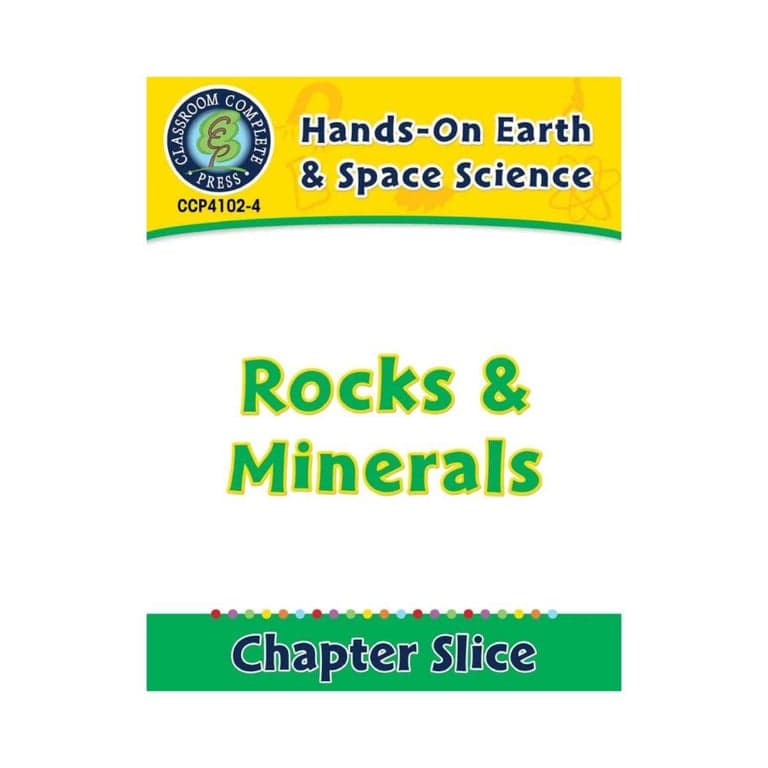 Elementary school Workbook | Hands-On - Earth & Space Science: Rocks and Minerals Gr. 1-5