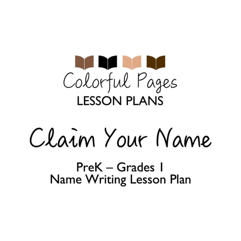 Elementary school Lesson Idea | Claim Your Name