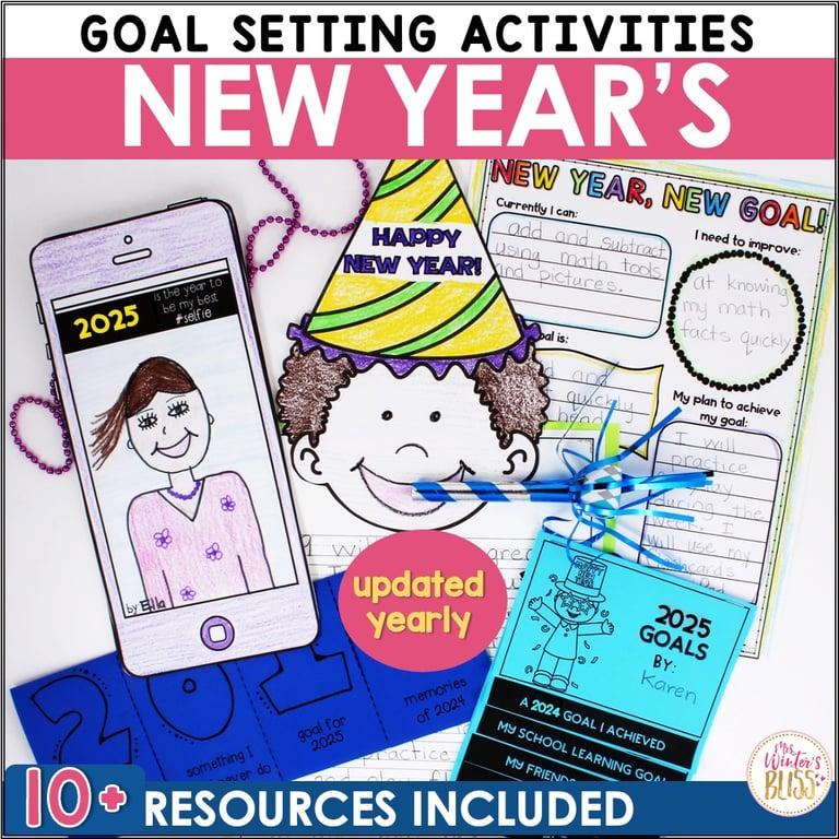 Elementary school Lesson Package | New Year’s Goals