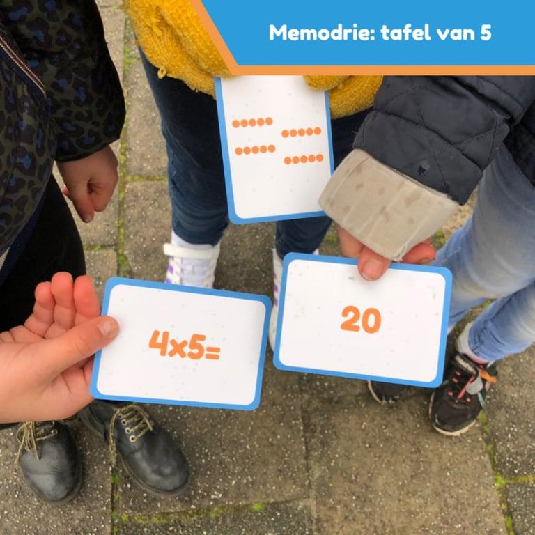 Elementary school Spel | Memodrie: Tafeltjes Oefenen Tafel van 9