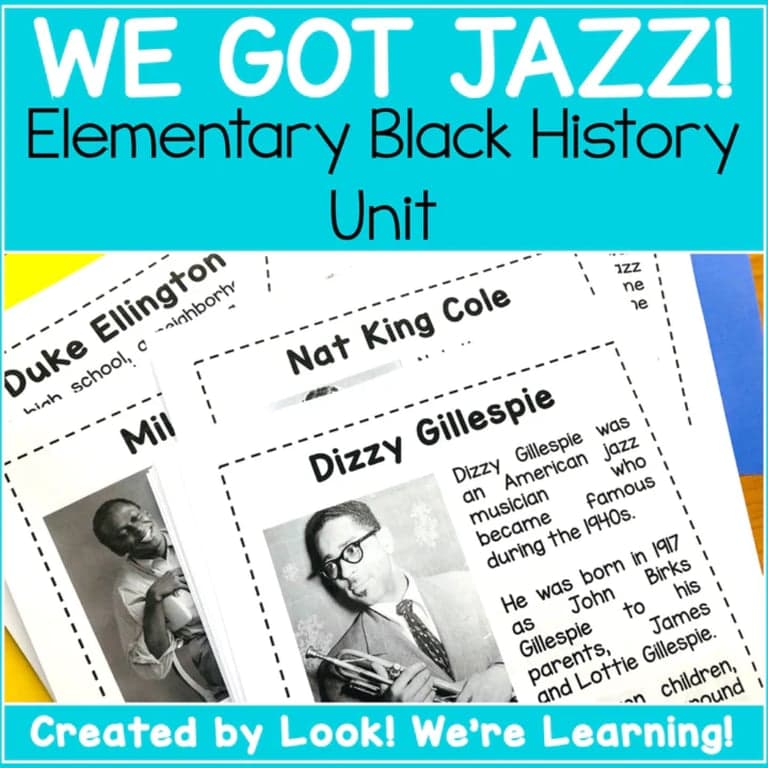Elementary school Lesson Package | We Got Jazz: Exploring the Pioneers of Scat, Bebop, and Swing