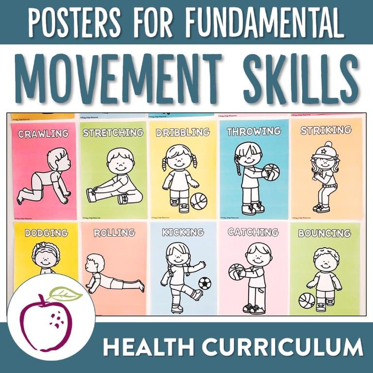 Elementary school Poster | Fundamental Movements Posters