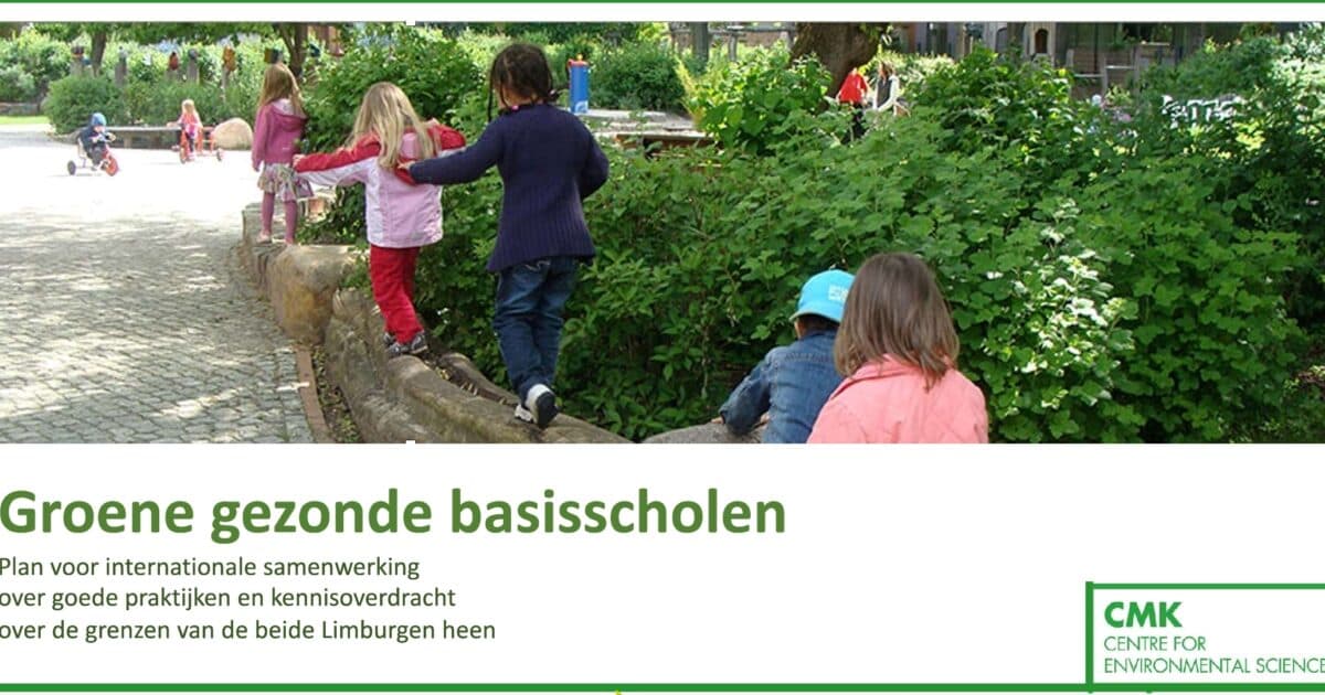 Dutch and Belgian Limburg universities collaborate on green and healthy schools