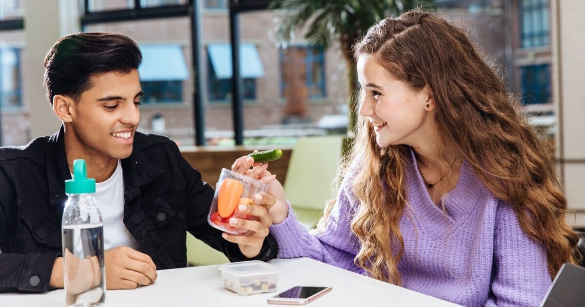 How do you create a healthy food environment around schools?