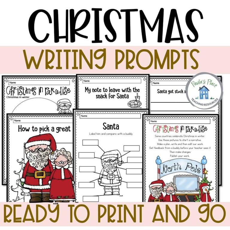 Elementary school Lesson Package | Christmas Writing Prompts