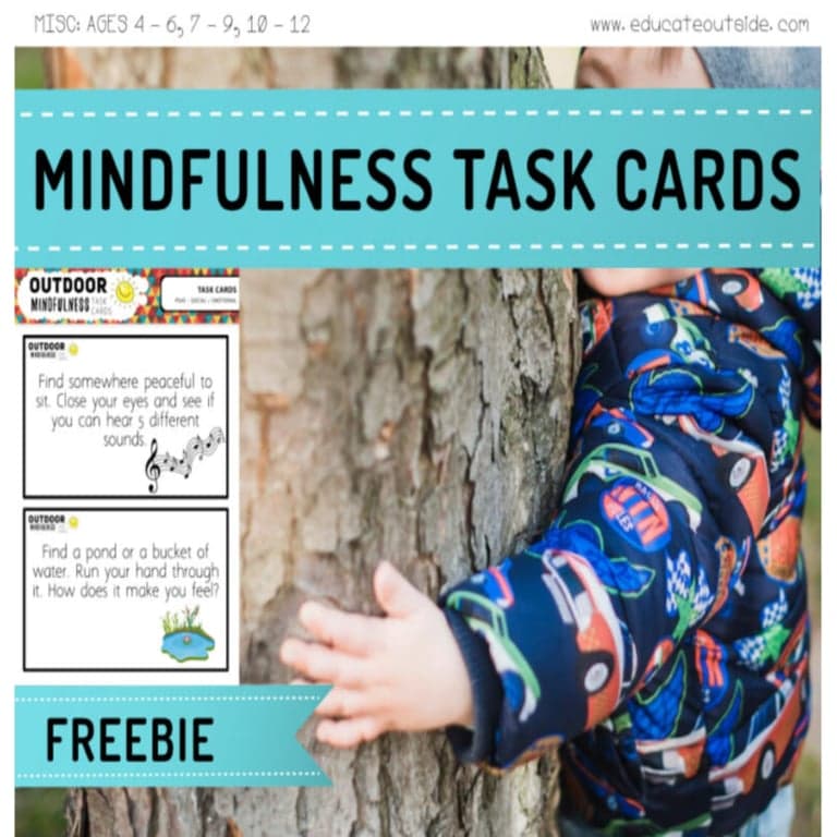 Elementary school Material | Mindfulness Task Cards – Brain Break – Mental Health – Classroom Management