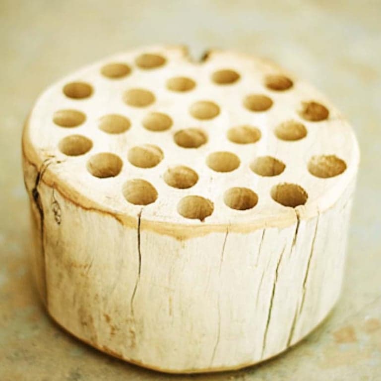 Elementary school Lesson Idea | Found Wood Pencil Holder