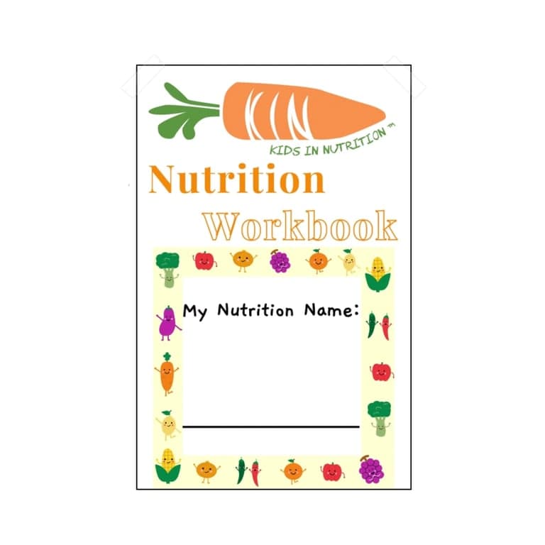 Elementary school Workbook | Kids In Nutrition Workbook