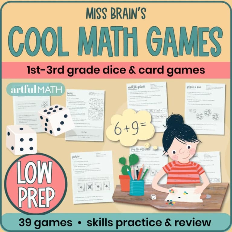 Elementary school Game | Miss Brain's Cool Math Games (Grades 1-3)
