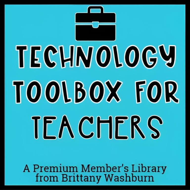 Elementary school Subscription | Technology Teaching Resources with Brittany Washburn: Toolbox for Teachers