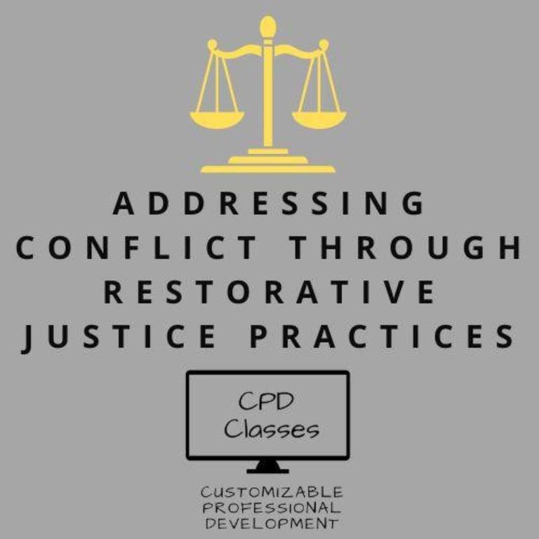 Elementary school Course | Addressing Conflict Through Restorative Justice Practices