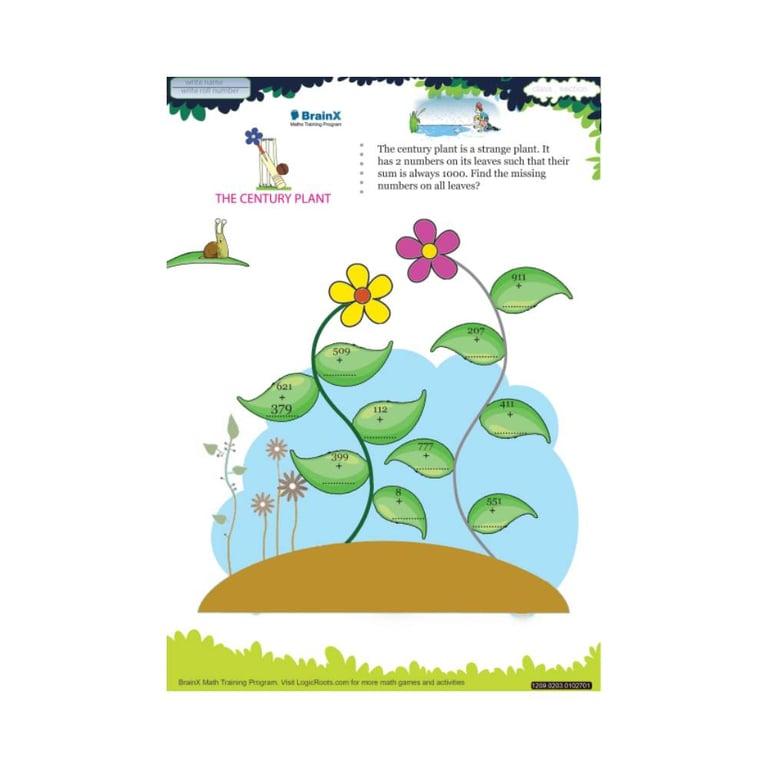 Elementary school Worksheet | The Century Plant