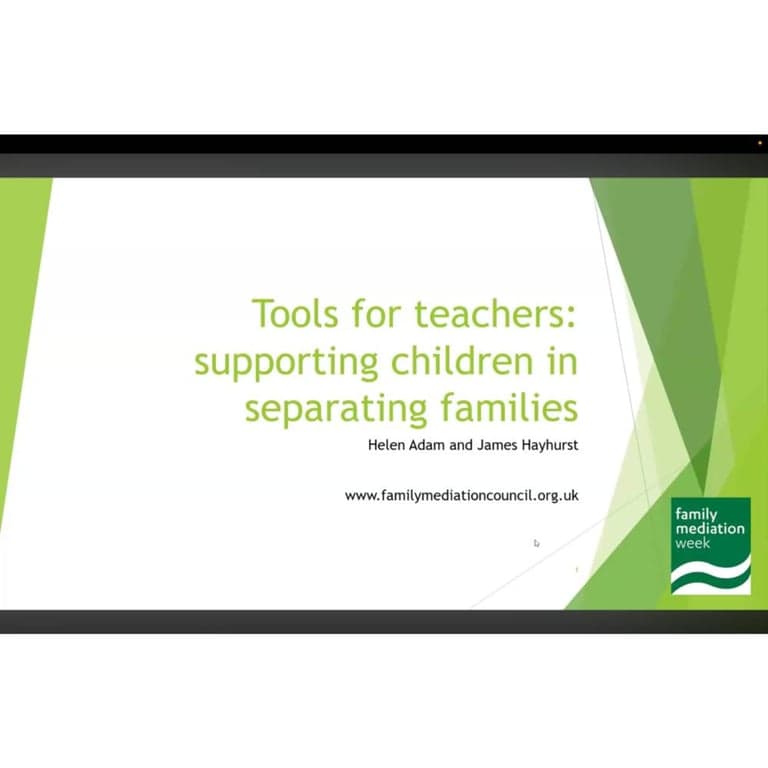 Elementary school Webinar | Tools for Teachers: Supporting Children in Separating Families