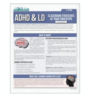 ADHD & LD: Classroom Strategies At Your Fingertips