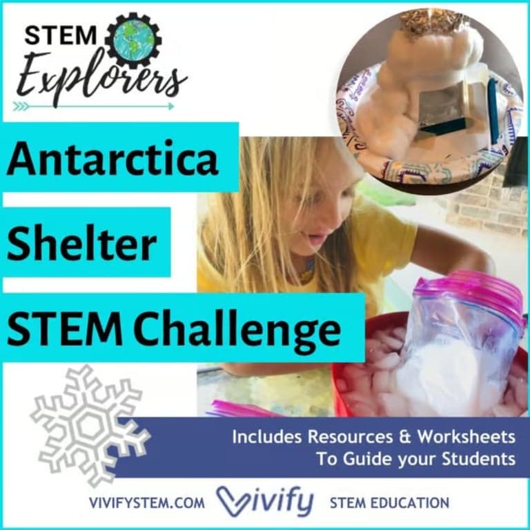 Elementary school Lesson Package | Antarctica Shelter STEM Challenge