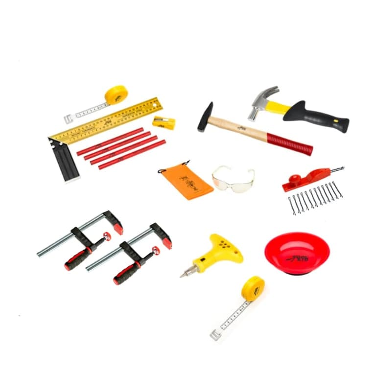 Elementary school Material | Carpentry Set for Kids, 15 Piece