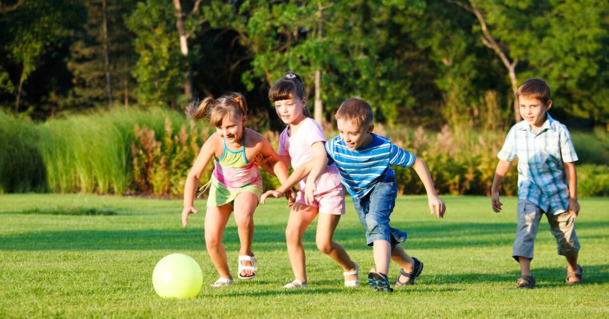 What determines how much children play outdoors?