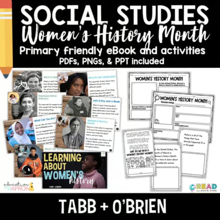 Elementary school Lesson Package | Women’s History Month