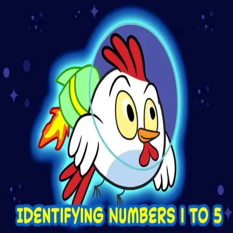 Elementary school Game | Space Race - Identifying Numbers 1 to 5 Game