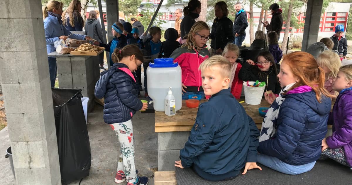 Study trip on a healthy lifestyle at school in Norway
