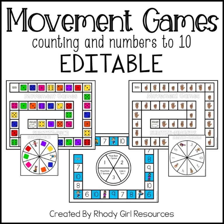 Elementary school Game | Movement Games: Numbers & Counting