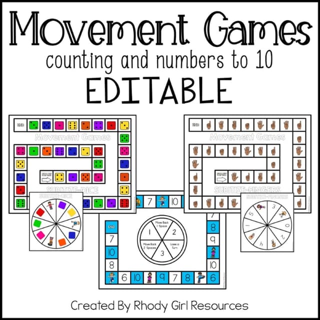 Elementary school Game | Movement Games: Numbers & Counting