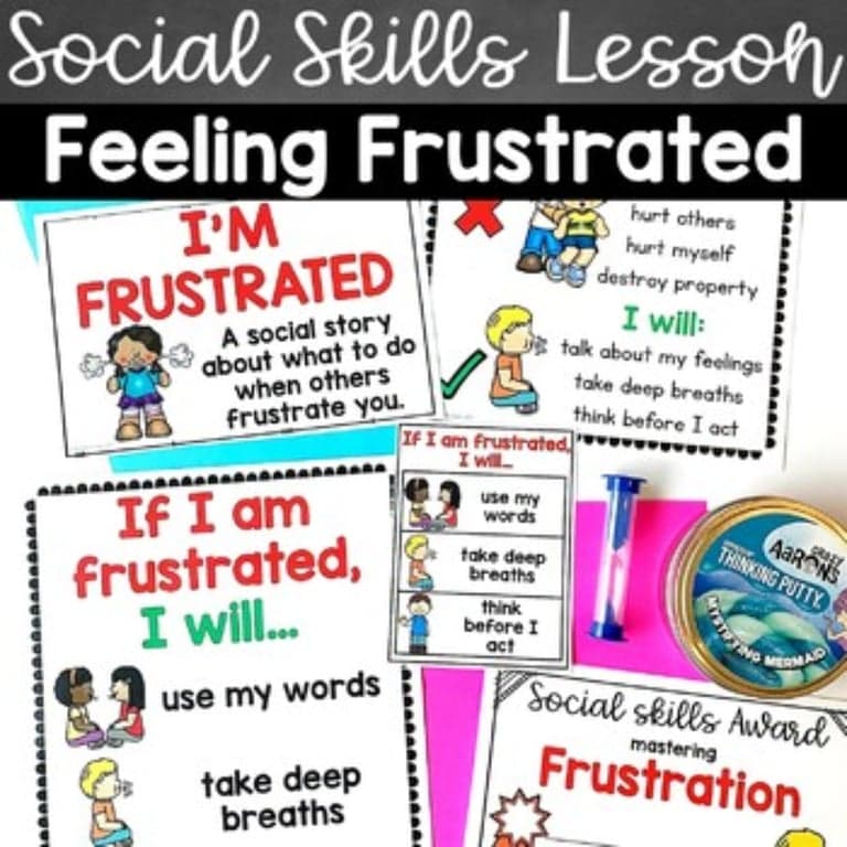 Elementary school Lesson Package | Social Skills Lesson: Feeling Frustrated