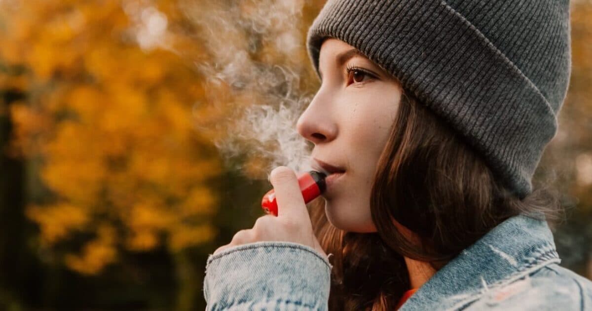 Many vocational students smoke, vape, or do both