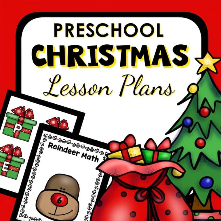 Elementary school Lesson Package | Christmas Theme Preschool Classroom Lesson Plans
