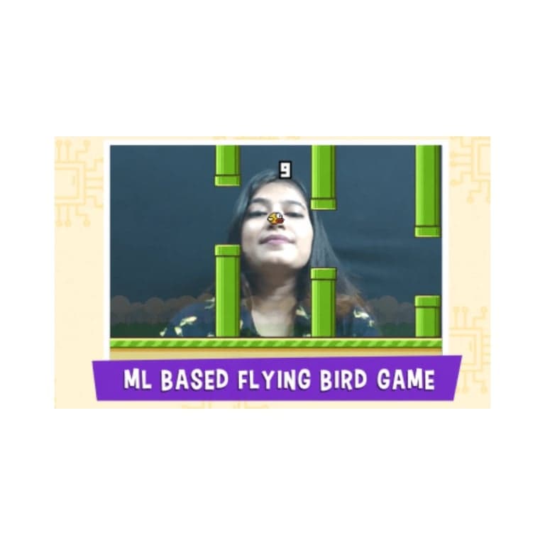 Elementary school Lesson Idea | Make Flying Bird Game Using Human Body Detection Extension in PictoBlox