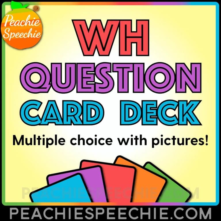 Elementary school Material | Listening Comprehension Card Deck - Multiple Choice