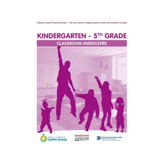 Elementary school Energizer | Kindergarten - 5th Grade Classroom Energizers