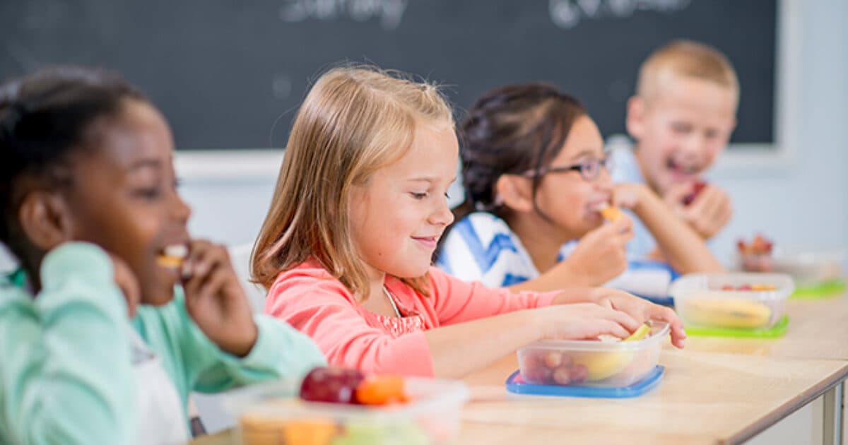 Why provide a nutritious school lunch in primary education?