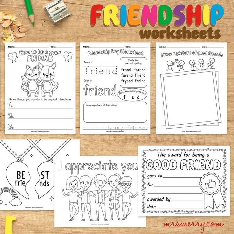 Elementary school Worksheet | 8 Friendship Printable