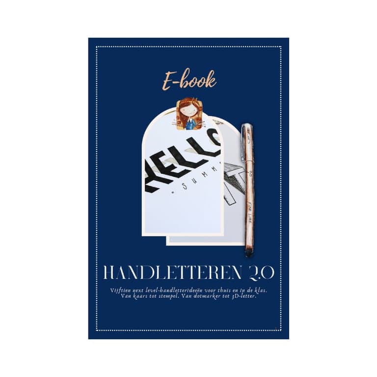 Elementary school Lespakket | E-Book Handlettering 2.0