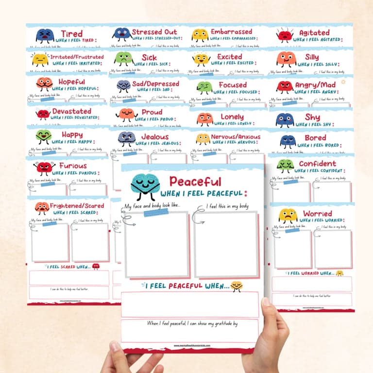 Elementary school Worksheet | Identifying Feelings