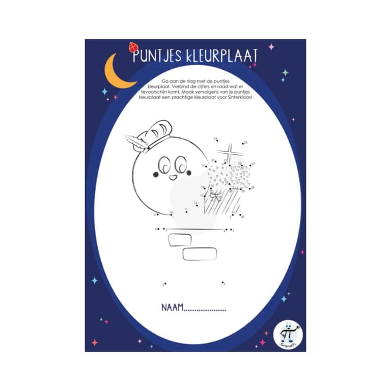 Elementary school Worksheet | December 1 - Dots Coloring Page