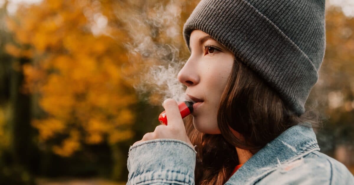 Remarkably many school students vape and gamble online for money