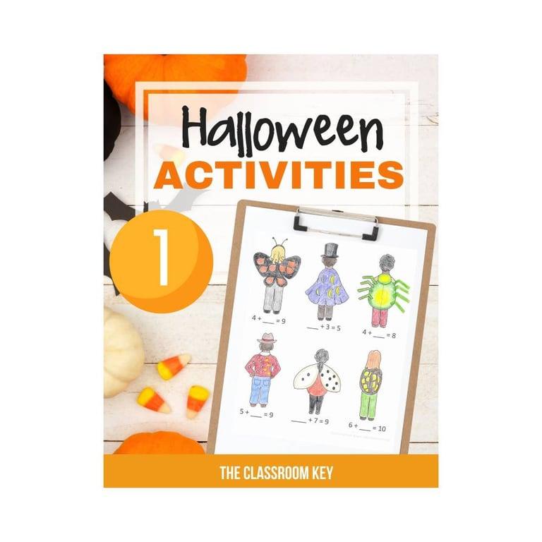 Elementary school Worksheet | Halloween Packet for 1st Grade