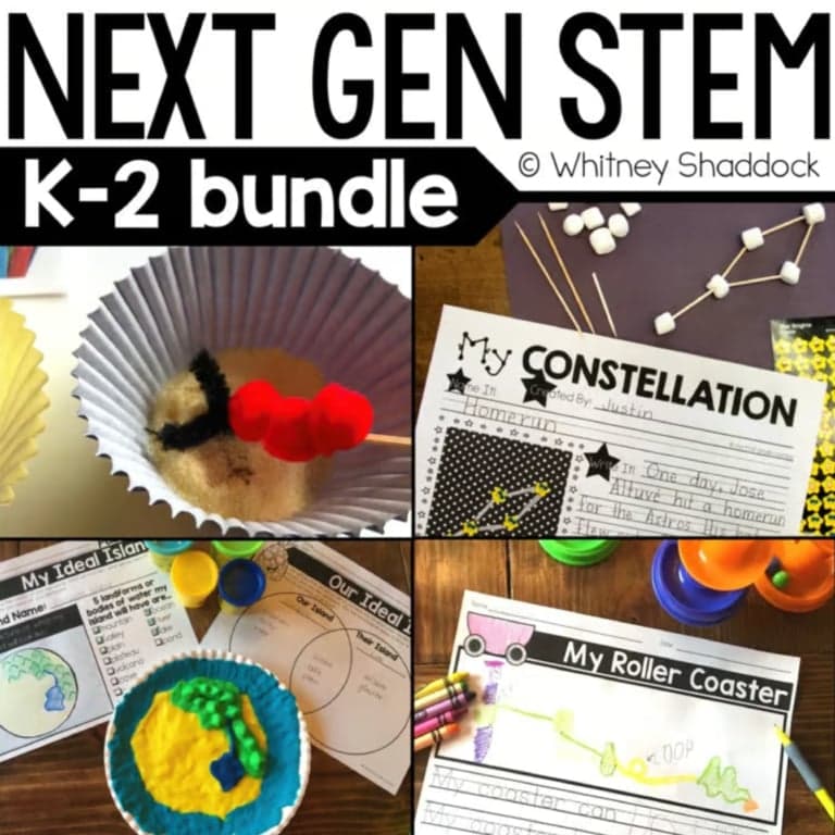Elementary school Lesson Package | STEM Challenges & STEAM Activities Aligned With K-2 Science Standards