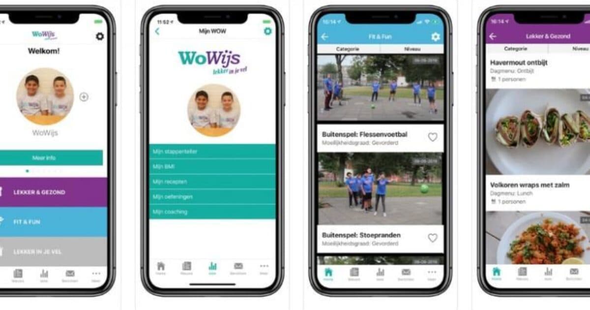 WoWijs app: online support for pupils with overweight