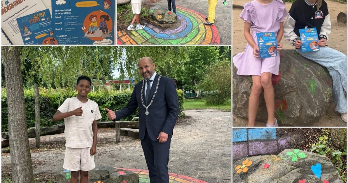 Never-Alone Stone on school playground combats loneliness and exclusion