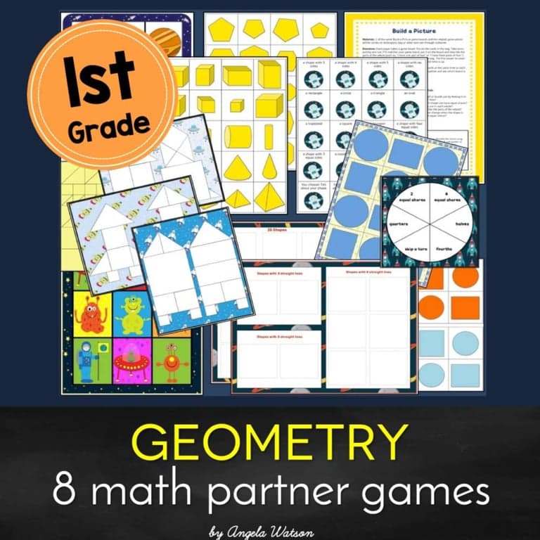 Elementary school Game | 1st Grade Geometry: 8 Math Games