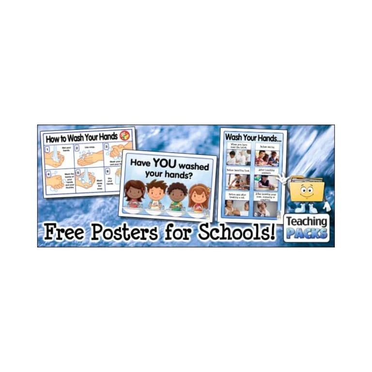 Elementary school Poster | Free Hand Washing Posters for Schools