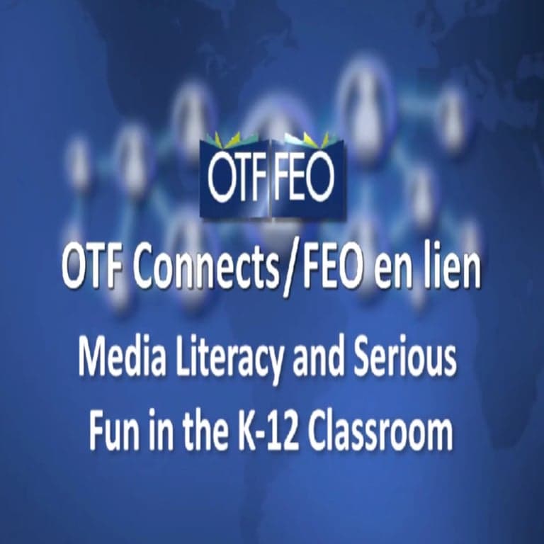 Elementary school Webinar | Media Literacy and Serious Fun in the K-12 Classroom
